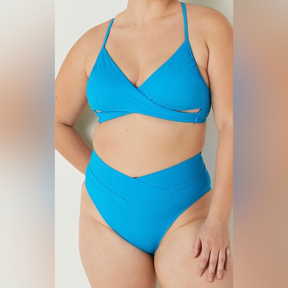 VICTORIA’S SECRET BIKINI SWIMSUIT: BRIGHT MARINE: NEW WITH TAGS: SIZE M